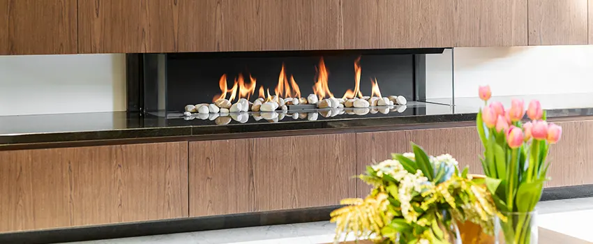 Double-height Fireplace Design Refurbishment in White Oak, Maryland